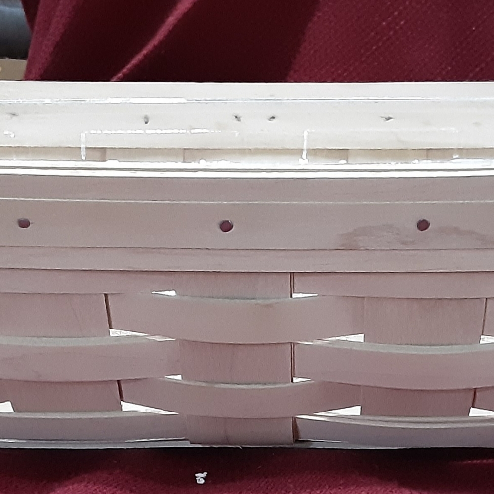 LONGABERGER WHITEWASHED BREAD BASKET